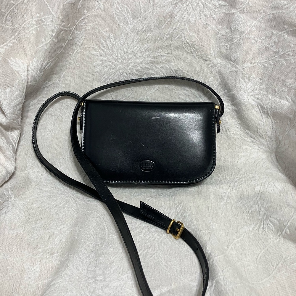 Gianni’s Florence - Black Leather Crossbody Bag